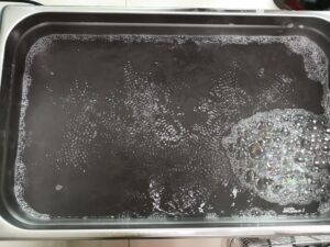 Ultrasonic cleaning machine cleaning media