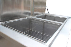 Ultrasonic cleaning machine drying tank