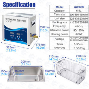 Granbosonic GW Ultrasonic Cleaner