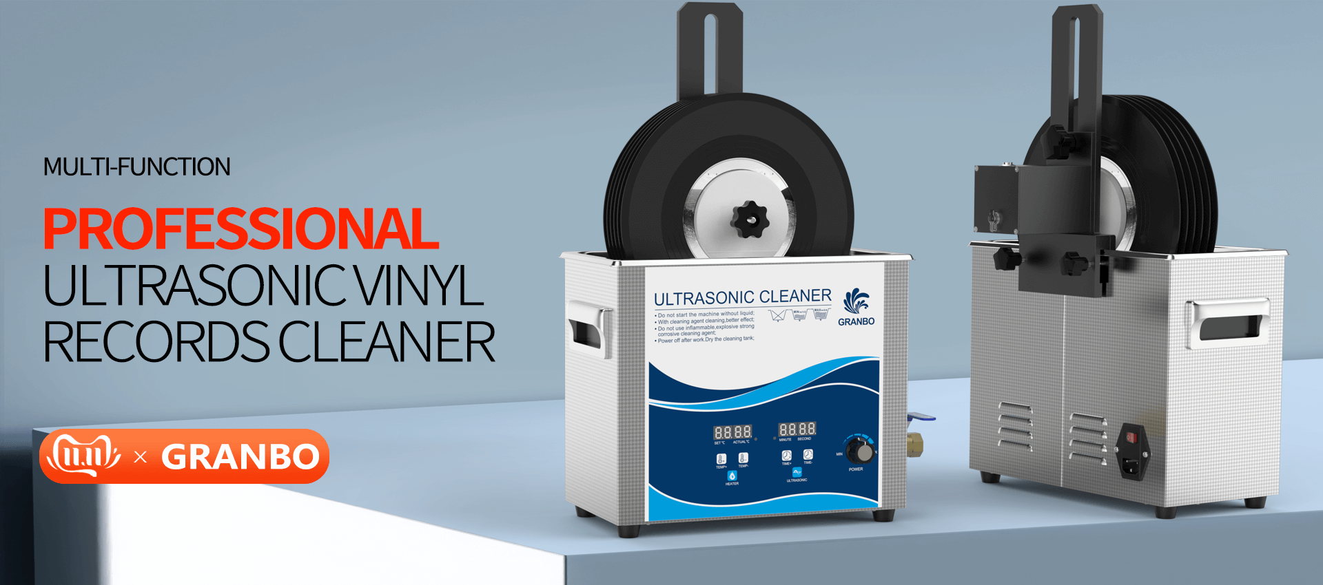 Granbosonic records ultrasonic cleaner 3