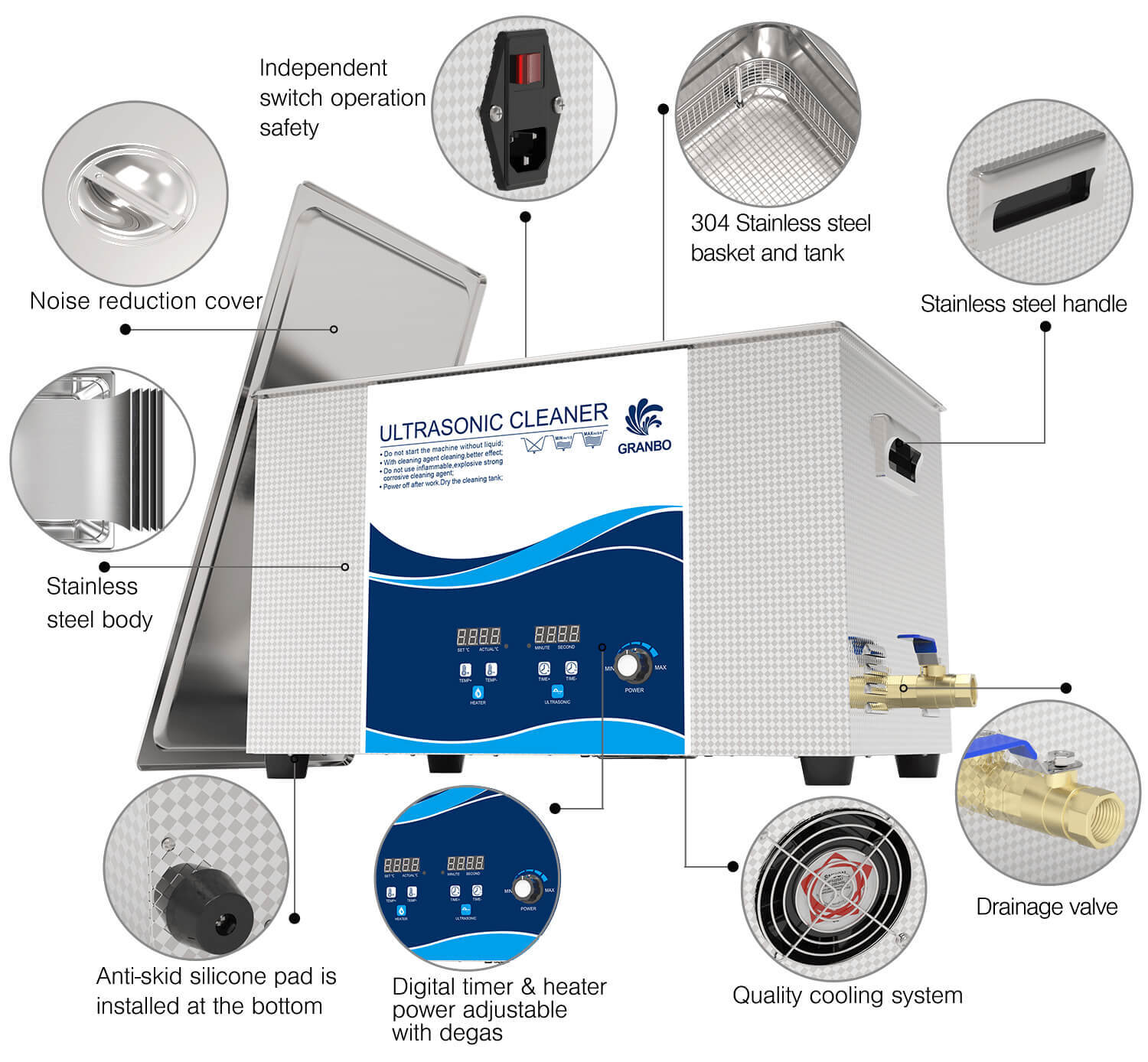 granbo ultrasonic cleaner 6