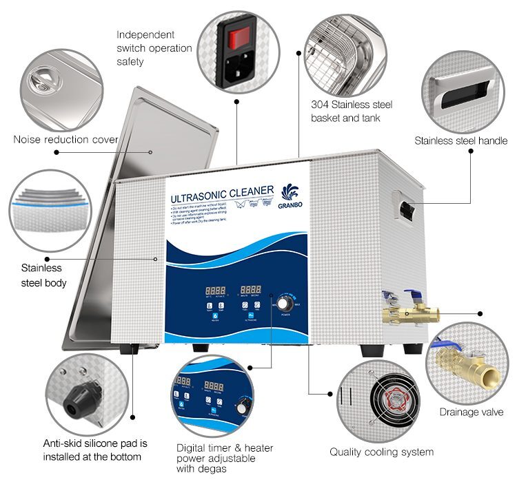 granbo ultrasonic cleaner for PARTS