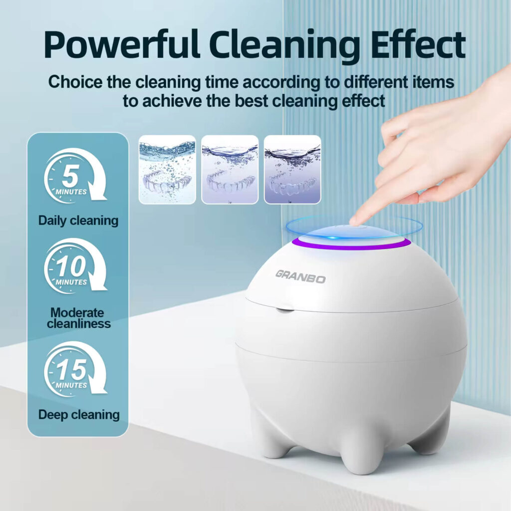 Powerful cleaning EffectChoice the cleaning time according to different items to achieve the best cleaning effec