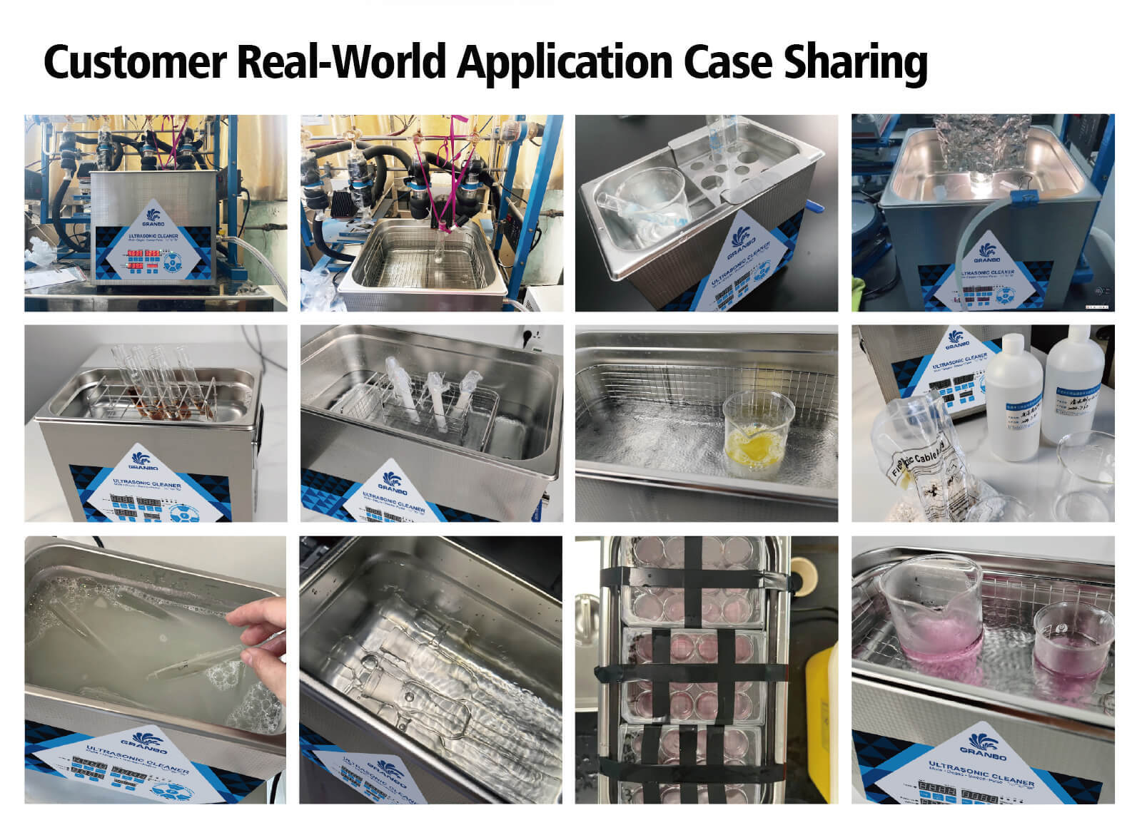 Customer Real-Worid Application Case sharing Customer Real-Worid Application Case sharing